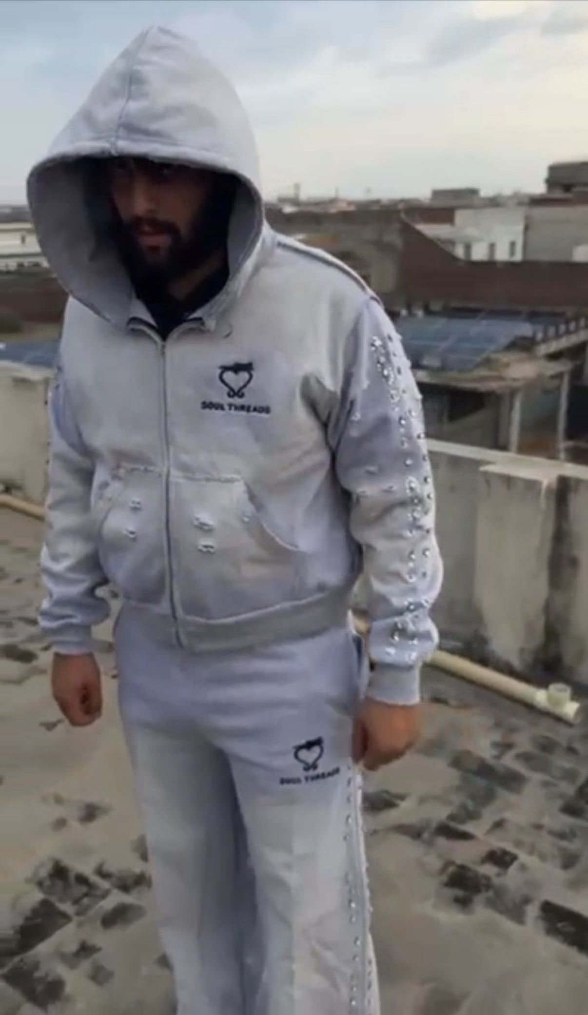 GRAY Soul Threads “DIAMOND IN ROUGH” Sweatsuit