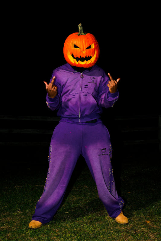 Purple SOULTHREADS “DIAMOND IN A ROUGH” Sweatsuit