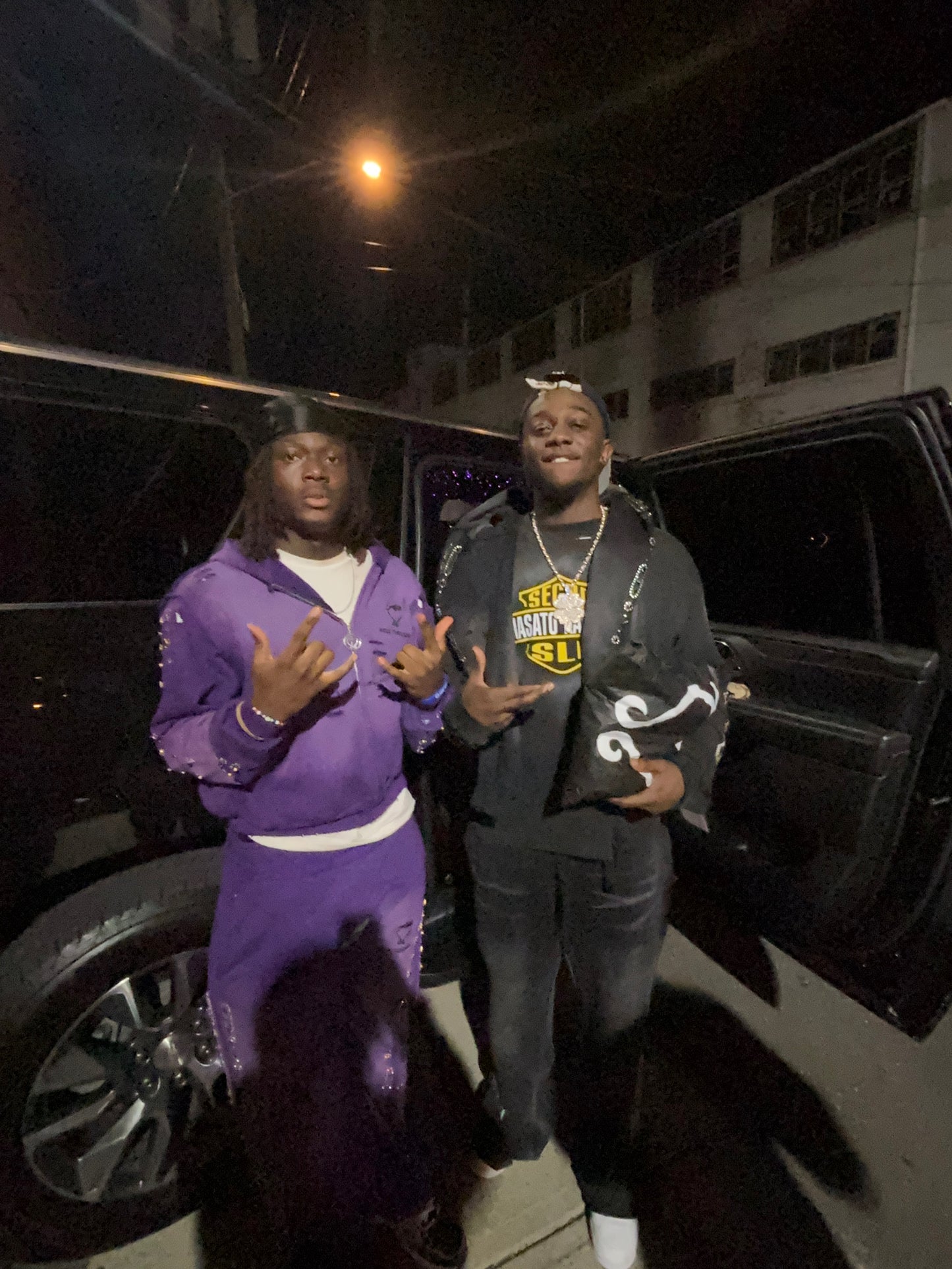 Purple SOULTHREADS “DIAMOND IN A ROUGH” Sweatsuit