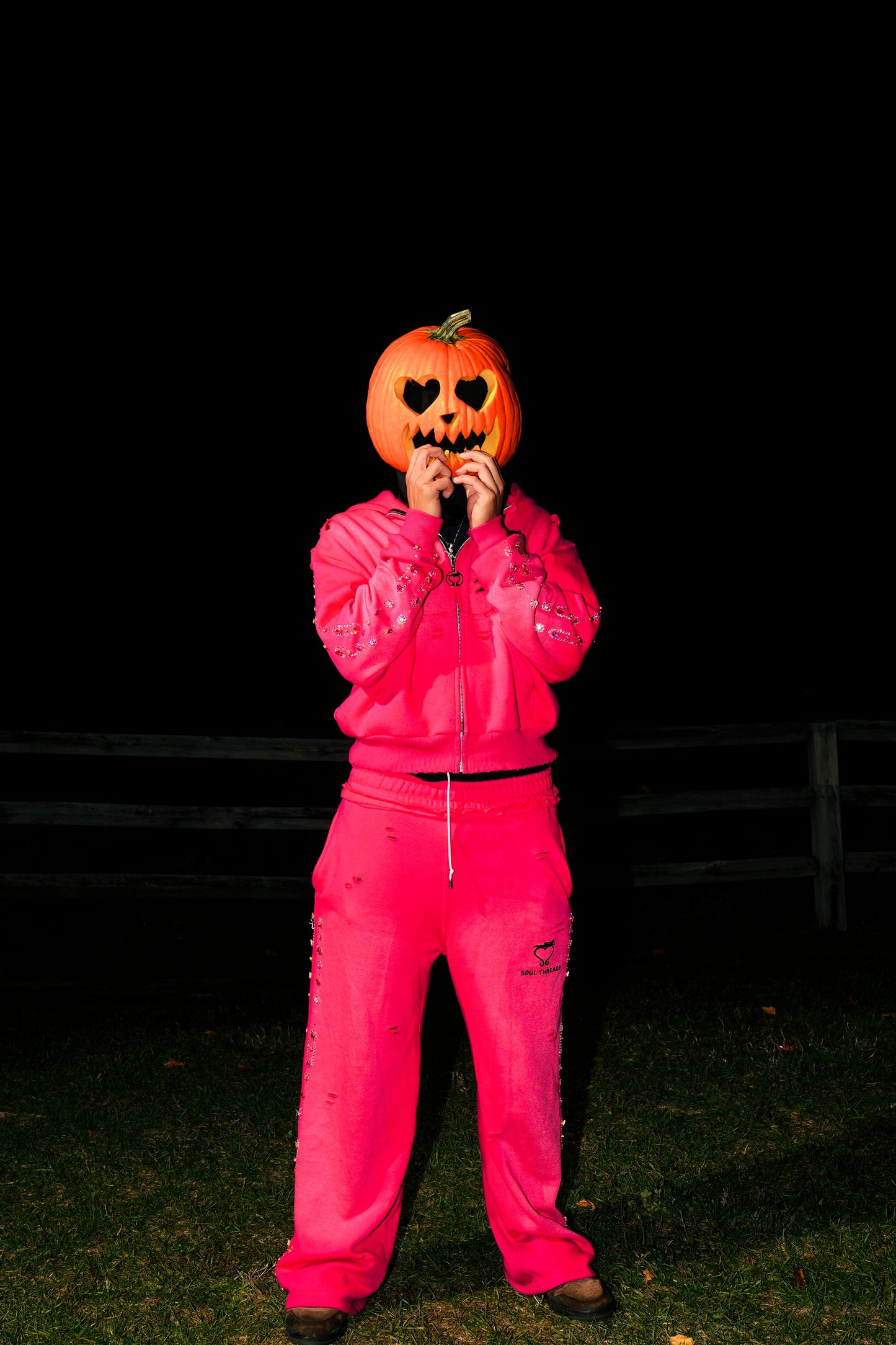 PINK Soul Threads “DIAMOND IN A ROUGH” Sweatsuit